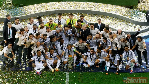 UEFA Süper Kupa'da şampiyon Real Madrid! Mbappe siftah yaptı... Arda Güler 4. kupasını kaldırdı - 17
