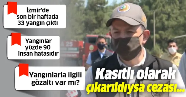 Tarım ve Orman Bakanı Bekir Pakdemirli'den İzmir ve Manisa yangınlarıyla ile ilgili açıklama!