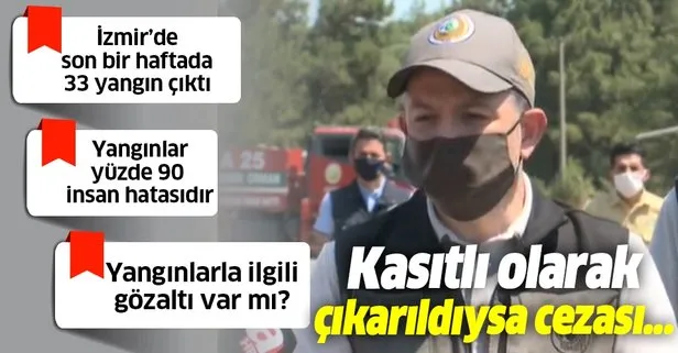 Tarım ve Orman Bakanı Bekir Pakdemirli’den İzmir ve Manisa yangınlarıyla ile ilgili açıklama!