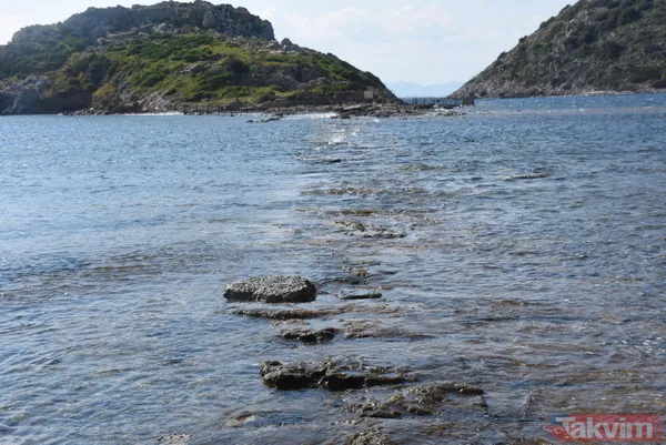 Deniz çekilince ortaya çıktı! Tam 3 bin 500 yıllık kral yolu - 13