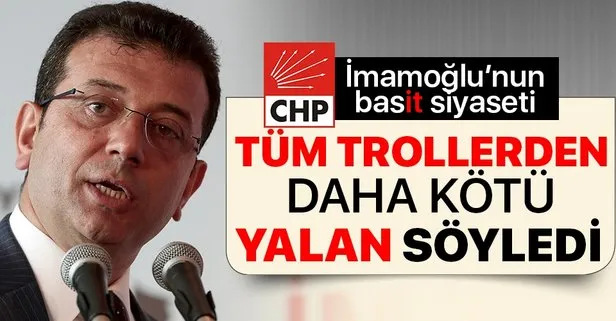 Sabah Gazetesi yazarından İmamoğlu ve trollerine: Tüm trollerden daha kötü bir yalan söyledi