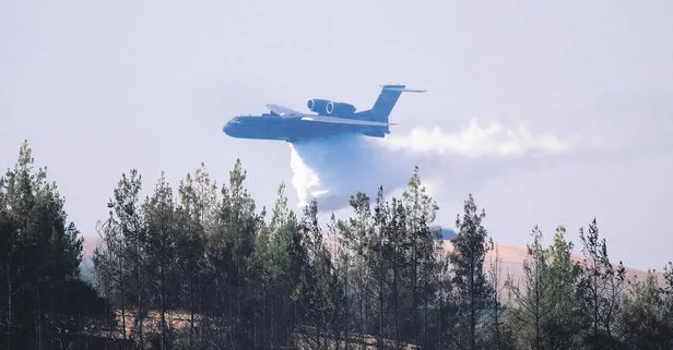 Kahramanmaraş’ta orman yangınına müdahale eden Rus uçağı düştü! 5 Rus, 3 Türk hayatını kaybetti