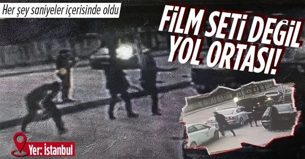 İstanbul’da aksiyon filmlerini aratmaya olay! Her şey saniyeler içerisinde oldu