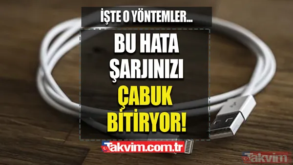 🔋 İşte şarj sorununu ortadan kaldıran o çözüm! Şarjınız çabuk bitiyorsa bu hatayı yapıyor olabilirsiniz.! - 1