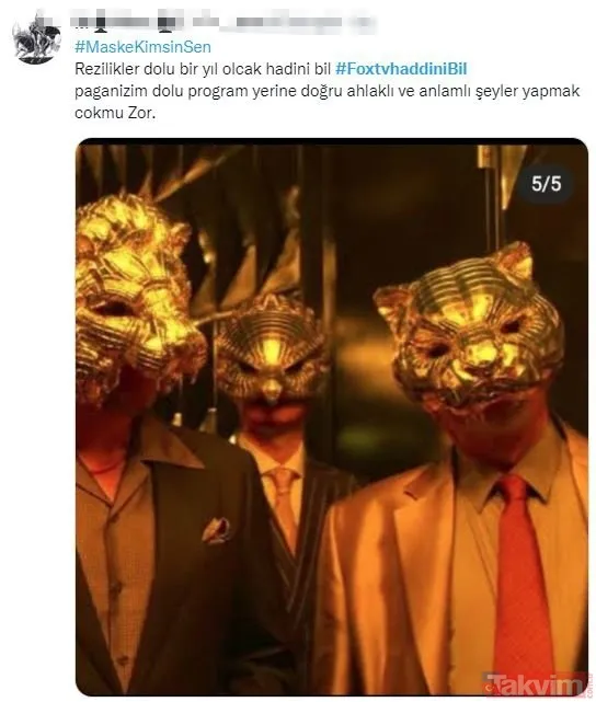 Fox Tv'de skandal satanizm gösterisi! 'Maske Kimsin Sen?' programına sert tepki: Pagan ve satanizm figürleri... - 18