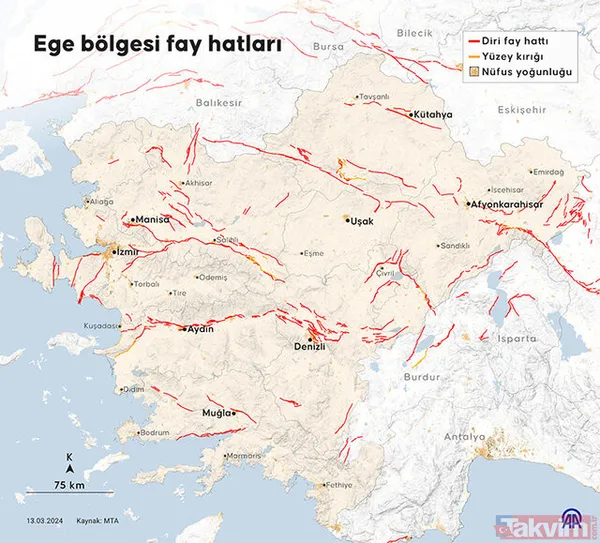İşte Türkiye'nin diri fay hatları! Herkes oturduğu yeri merak ediyor... O bölgeye dikkat! - 5