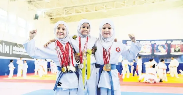 Üç kız kardeşin judo hayali
