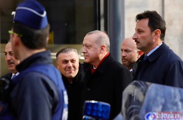 Başkan Erdoğan'a Belçika'da coşkulu karşılama! Uçaktan dikkat çeken kare - 26