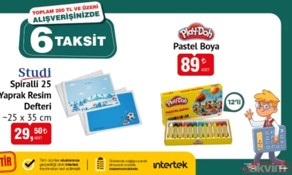 Bim Aktüel Kırtasiye Kataloğu Çıktı Mı? Bim Kırtasiye Ürünleriyle İlgili Henüz Katalog Paylaşım Yapılmadı. Katalog Yayınlandığında Haberimizde Ürün Detayları...
