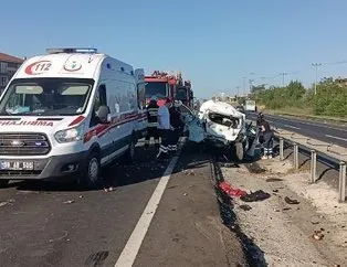 Tekirdağ’da feci kaza! Acı haber geldi