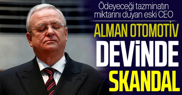 Volkswagen'in dizel emisyon skandalı! Eski CEO’lar şirkete toplam 288 milyon avro tazminat ödeyecek