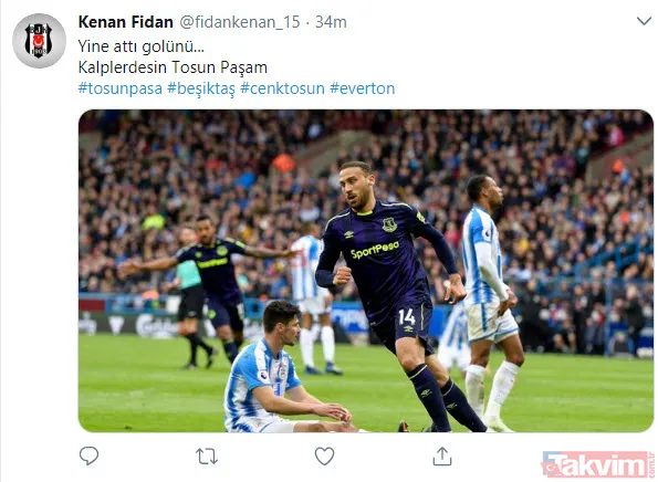 Cenk Tosun rekora koştu, sosyal medya sallandı! - 14