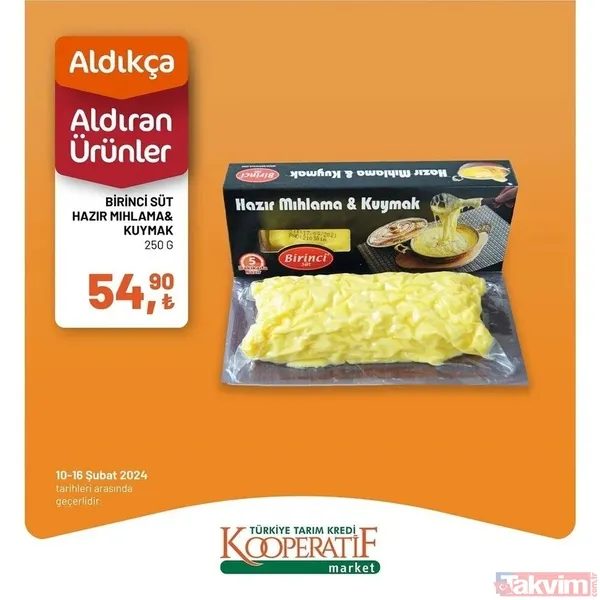 Tarım Kredi market 10-16 Şubat fiyat listesi! 41 üründe dev indirim! Peynir, 94.90 TL, Çay 54.90 TL, 6'lı kağıt havlu 54.90 TL... - 17