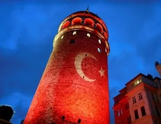 Galata Kulesi Demokrasi Nöbeti'nde