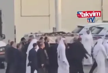 İsmail Haniye’nin naaşı Katar'da omuzlarda!