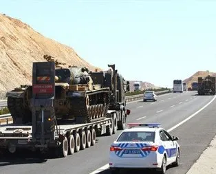Suriye’ye tank ve askeri personel sevkiyatı
