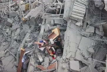 Gazze Şeridi’ndeki yıkımın boyutu görüntülendi! İsrail savaş uçakları bomba yağdırdı