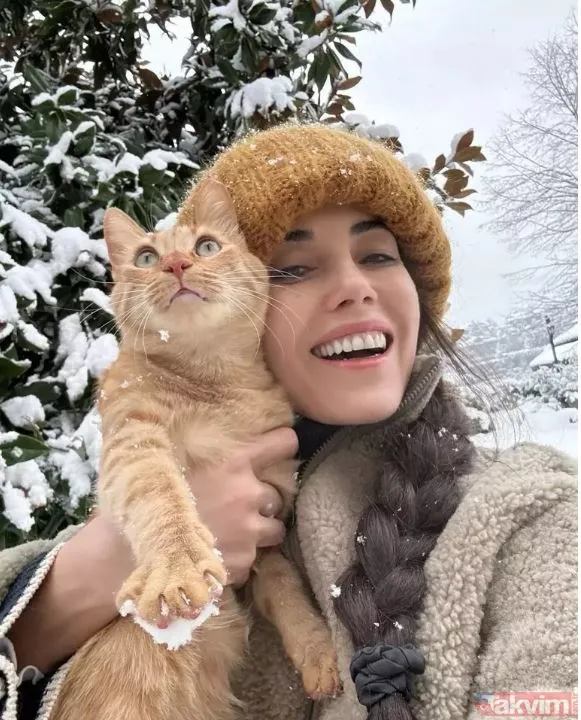 Yasemin Şefkatli ve İdo Tatlıses’in ikizlerinin kar keyfi! İlgi odağı oldular! - 11