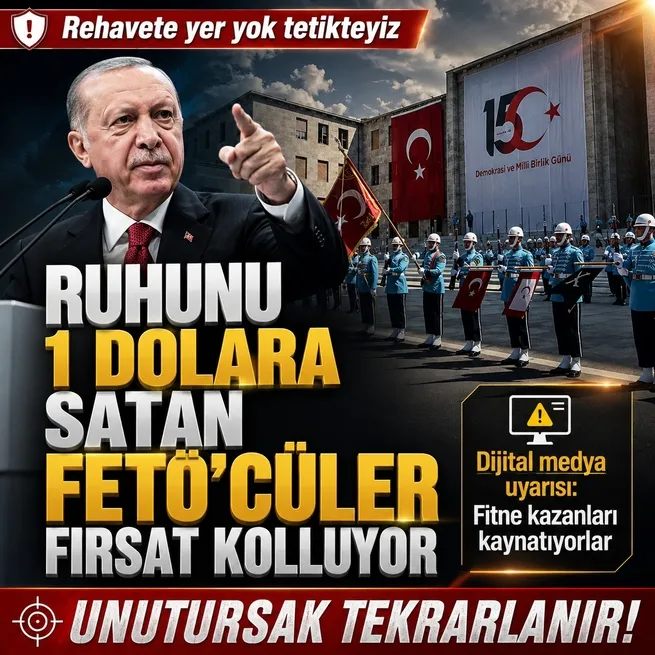Başkan Erdoğan’dan FETÖ uyarısı: Fırsat kolluyorlar! Mücadeleden geri adım yok