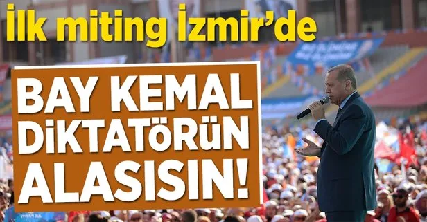 Cumhurbaşkanı Erdoğan İzmir mitinginde konuştu
