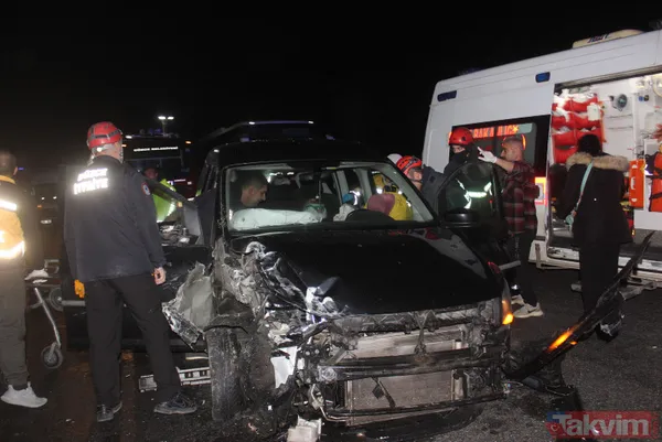 Düzce'de feci kaza! Ortalık savaş alanına döndü: 2 ölü 7 yaralı - 1