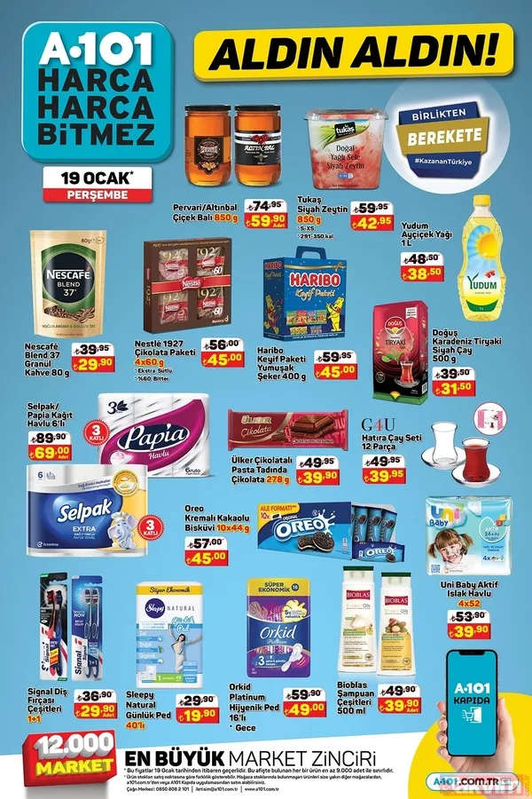 A101 aktüel ürünler kataloğu az evvel yayımlandı! Dev markalarda şok indirimler başladı! 24 Ocak A101 FİYAT LİSTESİ! Salça, bulgur, ciğer... - 16