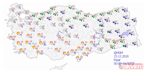 Meteoroloji'den İstanbul'a son dakika uyarısı! İstanbul'da bugün hava nasıl olacak? 19 Aralık 2018 hava durumu - 18