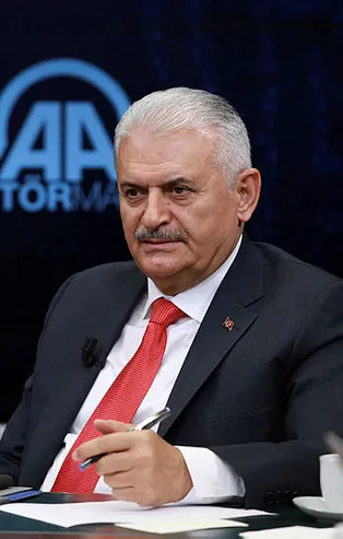 Başbakan Binali Yıldırım AA Editör Masası'na konuştu