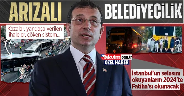 CHP'nin 'arızalı' belediyeciliği İstanbul'da ulaşımın selasını okudu! Kazalar, yandaşa verilen ihaleler, çöken sistem...