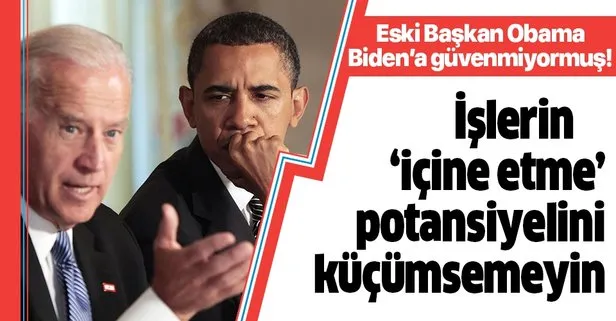 Eski Başkan Obama:’Biden’ın işlerin içine etme potansiyelini küçümsemeyin’