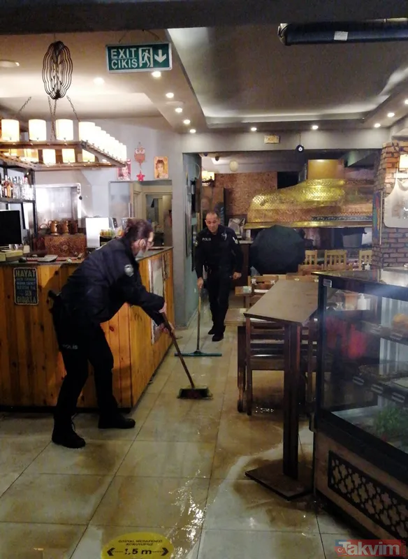 Bodrum'u sağanak vurdu! İş yerleri ve evleri su bastı - 6