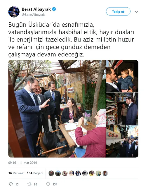 Bakan Albayrak Üsküdar'da esnaf ve vatandaşlarla bir araya geldi! "Gece gündüz demeden çalışmaya devam edeceğiz"-1