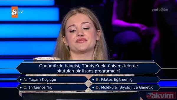 Kim Milyoner Olmak İster'de geceye damga vuran BMGK sorusu! Kenan İmirzalıoğlu'ndan Başkan Erdoğan'ın Dünya 5'ten büyüktür açıklamasına destek: Bu söze katılıyorum - 38