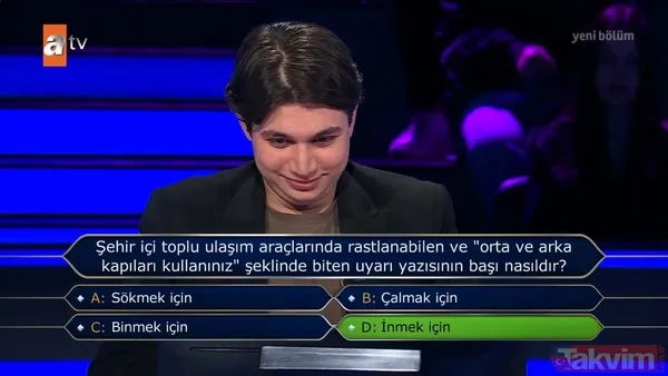 Kim Milyoner Olmak İster'de seyirciye güvendi yarışmadan elendi! Geceye damga vuran o soruyu kimse bilemedi! - 41