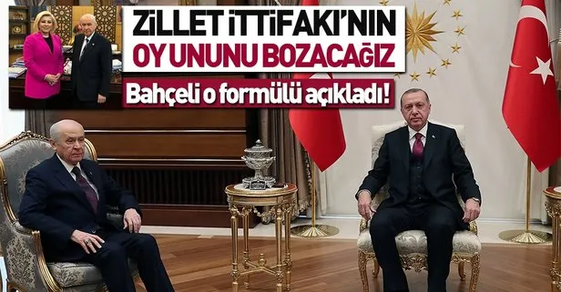 Devlet Bahçeli: Zillet İttifakı’nın oyununu bozacağız