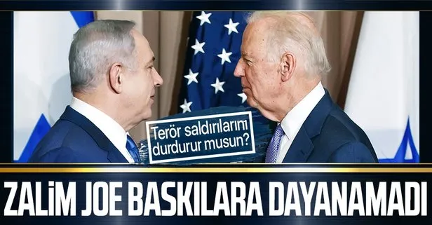 Son dakika! ABD Başkanı Joe Biden, Filistin’e terör saldırıları düzenleyen İsrail Başbakanı Netanyahu’dan ateşkes istedi