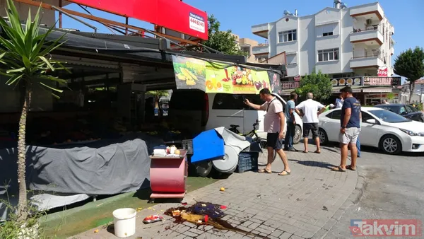 Antalya'da kaza! Panelvan minibüs manava daldı - 2