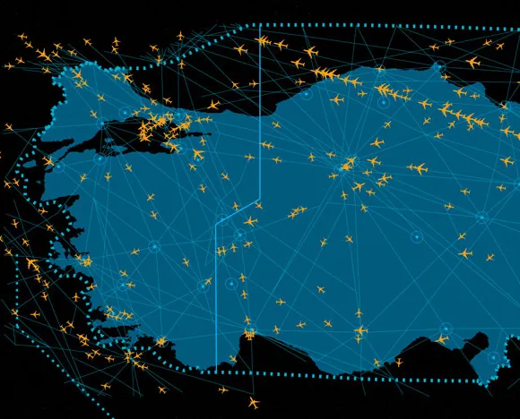 Türk hava sahasında üst geçiş rekoru
