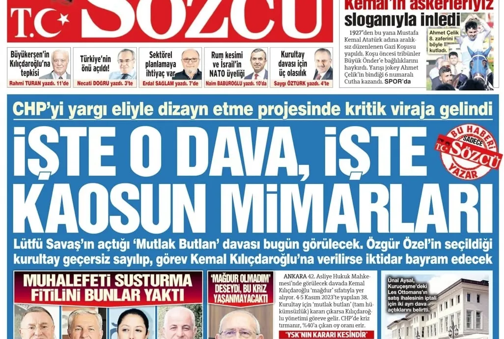 Yalanın Sözcü’sünden skandal manşet!