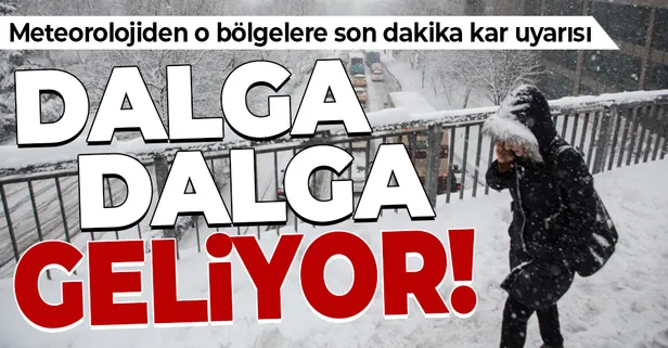 HAVA DURUMU | Meteorolojiden o illere son dakika kar yağışı uyarısı! 22 Aralık 2020 Salı