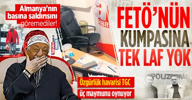 Almanya'da "seçim ayarlı" FETÖ kumpası! Sözde basın örgütlerinden çıt yok: TGC 3 maymunu oynadı