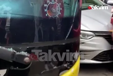 Bostancı’da İETT otobüsünden zincirleme kaza!