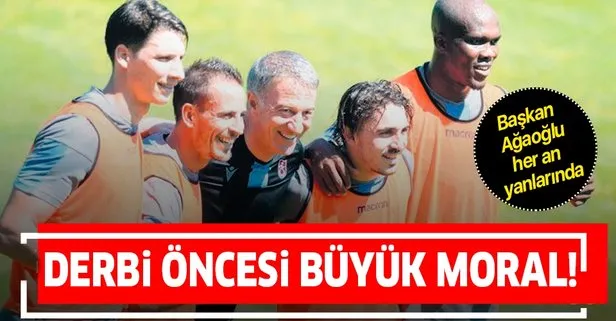 Trabzonspor’da Galatasaray derbisi öncesi büyük moral
