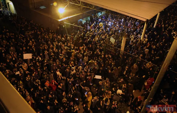 İran’da rejim karşıtları sokakta! "Düşmanımız burada, yalan yere ABD diyorlar" - 26