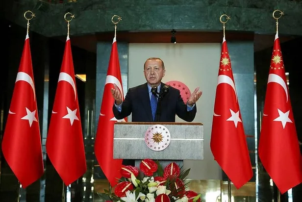 Başkan Erdoğan Ankara'da büyükelçilere hitap etti-1
