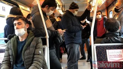 İstanbul’da toplu taşımada yine aynı görüntü! İBB sefer sayısını arttırmıyor, sosyal mesafe hiçe sayılıyor