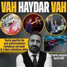 Terör partisi DEM ile ortaklıktan rahatsızlık olmayan CHP, KJ’den rahatsız oldu! CHP’li Ali Haydar Fırat canlı yayını terk etti
