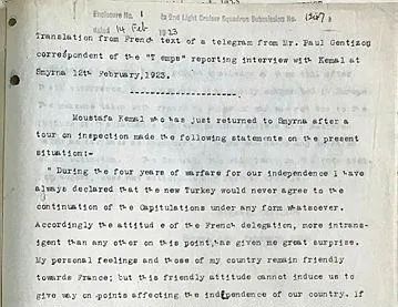 İngiliz arşivinden Atatürk’ün röportajı çıktı!