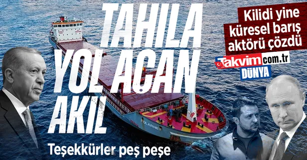 Nobellik diplomasi! Ukrayna ve BM'den Başkan Recep Tayyip Erdoğan'a 'tahıl Koridoru' teşekkürü: 120 gün daha uzatıldı