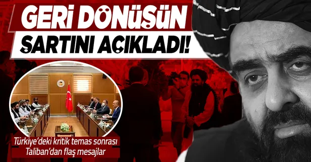 Taliban’ın Dışişleri Bakan Vekili Emirhan Muttaki'den flaş Türkiye açıklaması